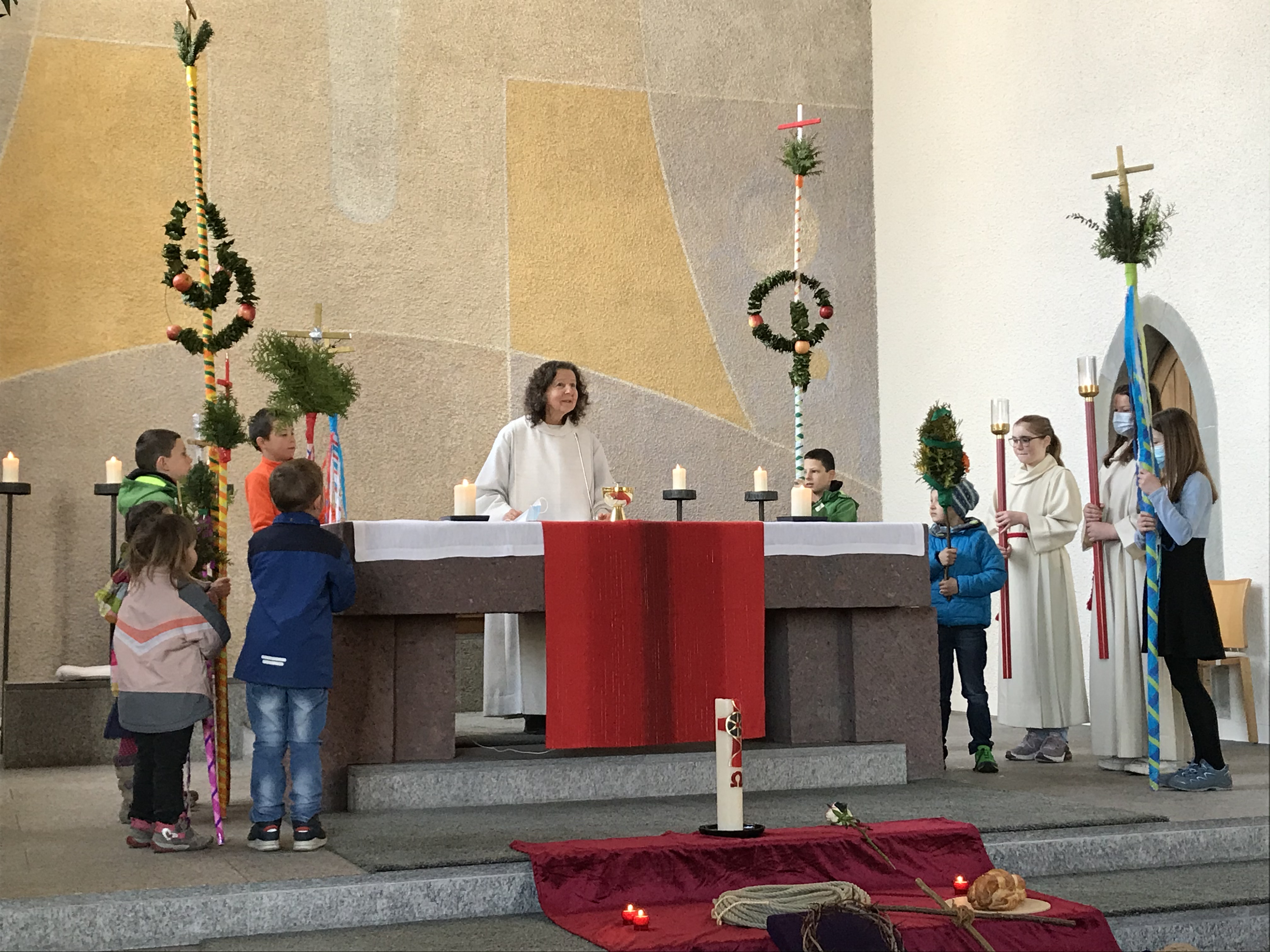 Gottesdienst am Palmsonntag in Bichelsee